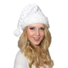 Ciffre Set of 5 Christmas Hats Santa Hat White Plush