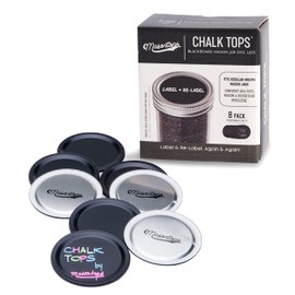 Masontops Blackboard Lids Reg Mouth Chalk Top 8Pk, 1 EA
