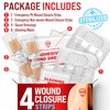 Emergency Wound Closure Strips - 4pk - 2 Types Laceration