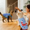 LyssKMK 4-Pack Dog Ocean Style Shirts Puppy Summer Tank Tops