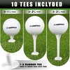 CHAMPKEY Dual-Turf Golf Hitting Mat | Come with 9 Golf