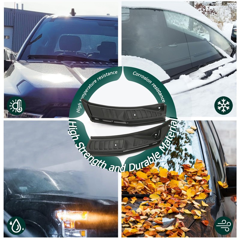 LIULANGXY Windshield Wiper Cowl Cover Panel Grille Compatible with 2015-2020