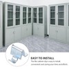 UPKOCH 10 Pack Cabinet Metal Shelf Clips, 9mm S-Hook, Heavy