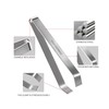 LVYKING 2 Pcs Fish Bone Tweezers, Stainless Steel Flat and