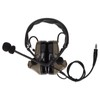 7.1mm Silicone Earmuffs Hearing Noise Reduction Walkie Talkies Headset U94
