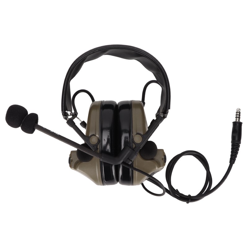 7.1mm Silicone Earmuffs Hearing Noise Reduction Walkie Talkies Headset U94