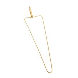 Stress Relief Breathing, Breathing Straw Necklace Relieve Pressure Fashionable Meditation Necklace Gold Tabac Mindful Jewelry Unisex Reduce Anxiety (Gold)