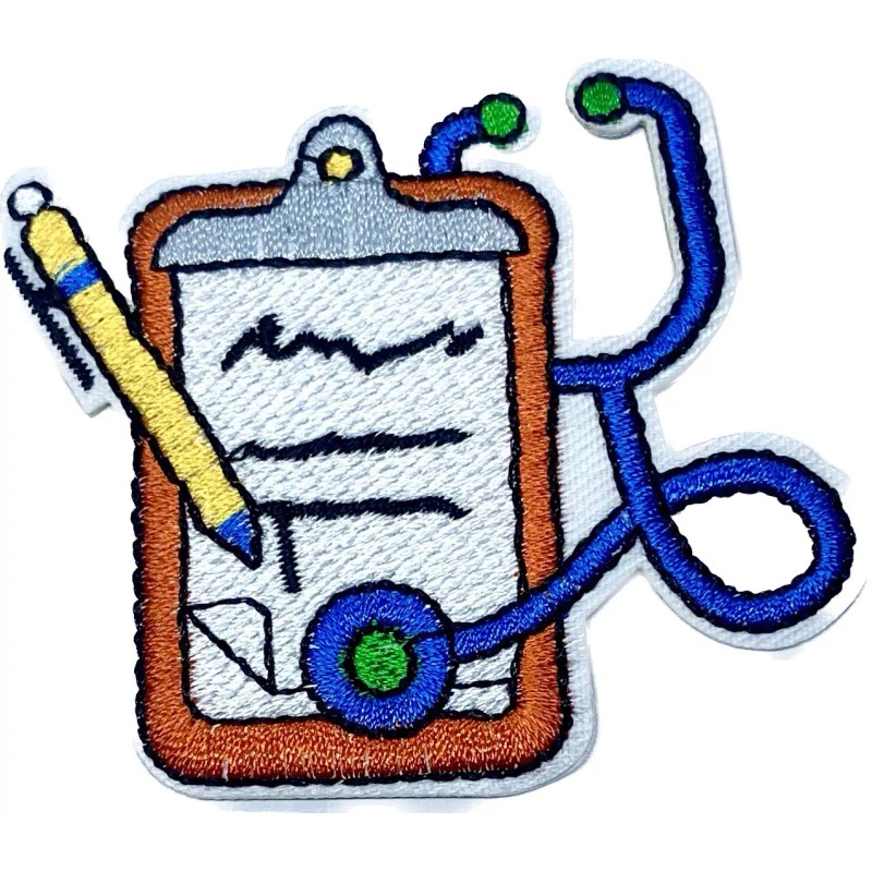 Unbranded Patch Medical Charting Stethoscope - Nurse Doctor Chart RN