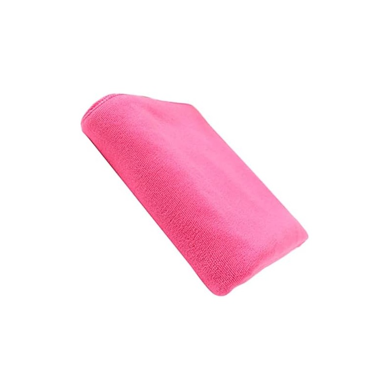 DOITOOL Toalla de Microfibra para Secado de Cabello Rosa 30x70