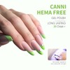 CANNI- Esmalte de uñas en gel verde lima pastel, 1
