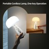 Levigo Cute Mushroom Table Lamp with Touch Switch, Natural Style