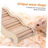 Sosoport Hamster Climbing Ladder Wave Bridge for Animals Safe Reptile