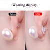 Comfortable Earring Backs Support for Droopy Ears, Hypoallergenic Rubber Lifter,