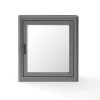 Crosley Furniture Tara Mirrored Wall Cabinet Gray