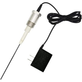 Powered Anode Rod for Hot Water Heater 10-100 Gallon 40-80 Gallon Water Tank with Teflon Tape, Titanium Electrical Anode Rod Eliminates Smell, Corrosion and Reduces Limescale