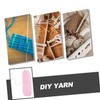 DOITOOL 3pcs DIY Cotton Yarn Chunky Knitting Yarns for Handcraft