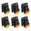 6Pcs Tool Belt Clip ABS Tool Belt Buckle Fast Put
