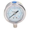 Pressure Gauge Stainless Steel Vibration Resistant Oil Manometer 1/4in NPT