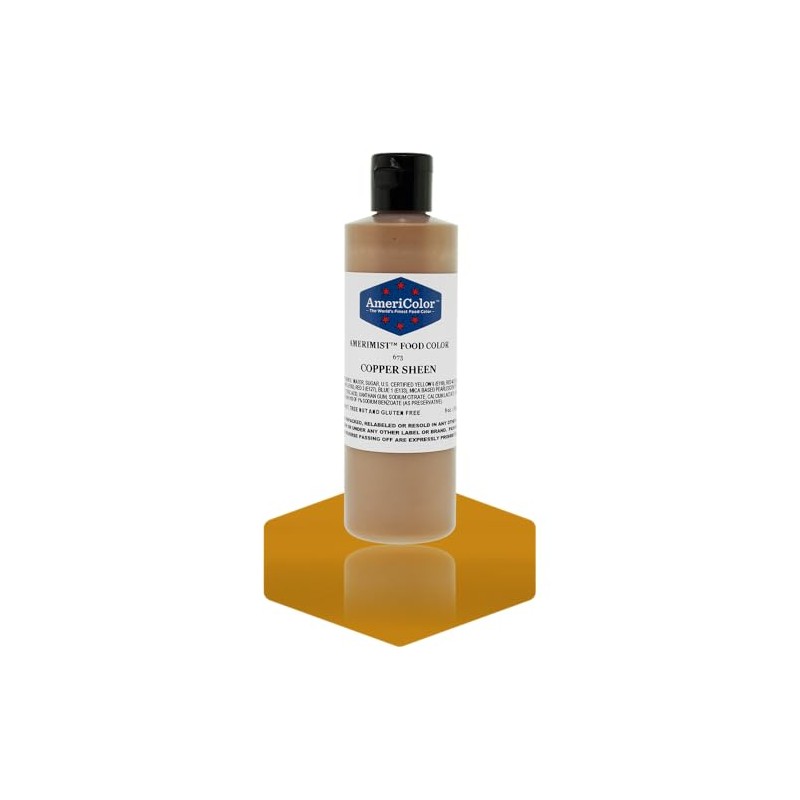 AmeriColor Amerimist Airbrush Color 9 Ounce, Copper Metallic Sheen