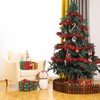 RURIZHONGTIAN 20 m Christmas Tree Tinsel, Tinsel Garland Red, Tinsel