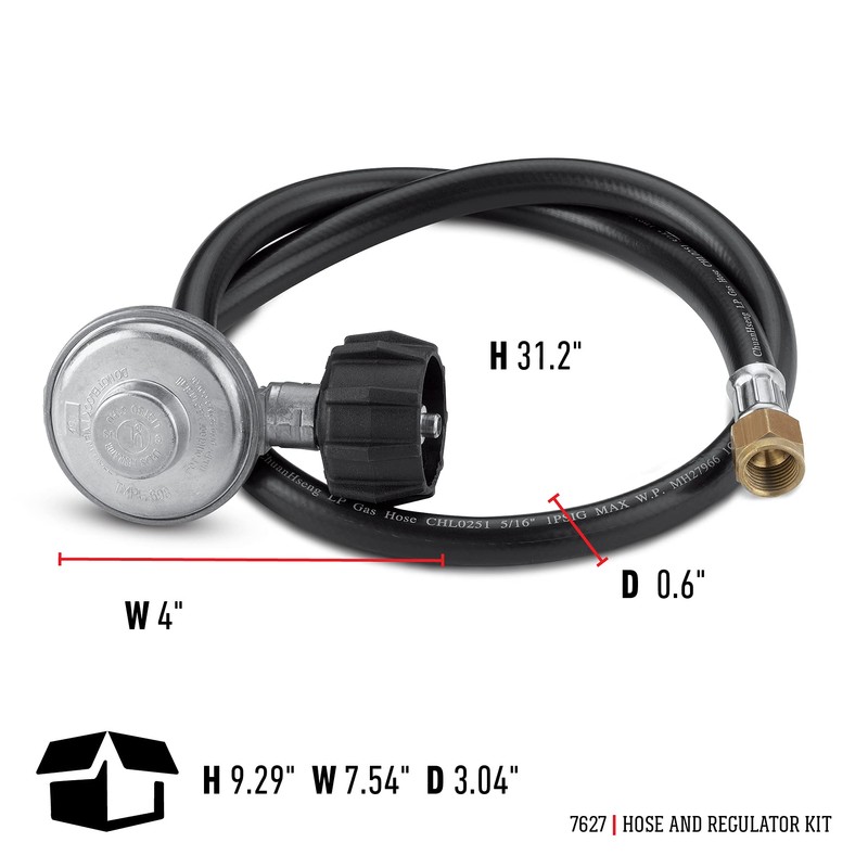 Weber Hose and Regulator Kit, for Genesis 300 and Summit