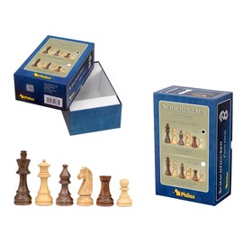 Philos Titus 20521 Chess Pieces King Height 83 mm in Set-Up Box