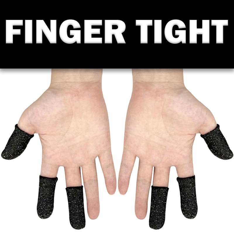 YERGOFE 20 PCS Finger Cots Cut Resistant Protector - Finger