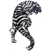 Tiger Patch The Roaring Striped White Tiger Applique Embroidered Iron