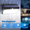 368 LED Solar Lights Outdoor Motion Sensor, Solar Fence With