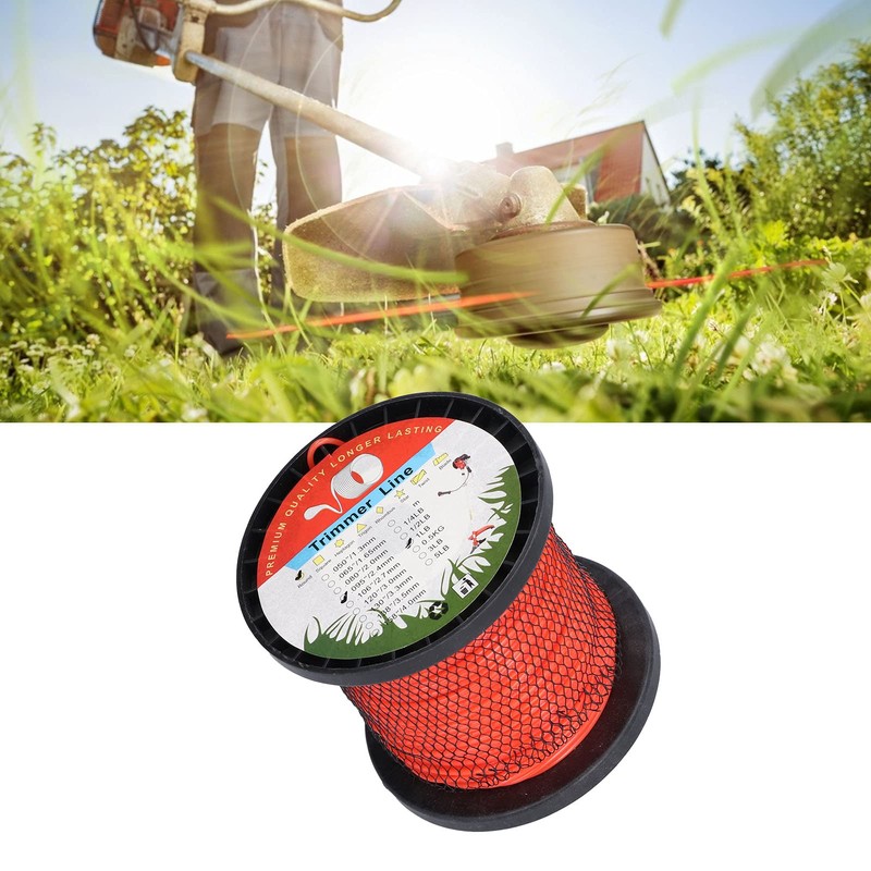 MUNEFE 2.4mm Trimmer, Round Nylon String, 1LB Round Heavy Duty