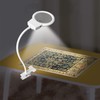Kulannder LED Magnifying Lamp for Diamond Painting Tools, 4X &