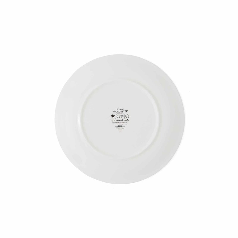 Portmeirion Home & Gifts Wrendale Coupe Plate Brained (Hare), Bone