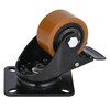 Heavy Duty Casters with Brake 2400 Lbs, Anti-Corrosion,PU Swivel Plate