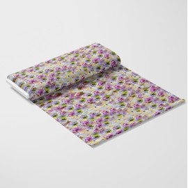 Premium Printed Viscose Jersey Fabric by The Metre, 152cm/60 inch Wide, 4 Way Stretch - Ideal for Dressmaking, T-Shirts, Skirts, Bedsheets, and More - by Discount Fabric LTD (Catania - 1 Metre)