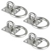 BuuyyBann 4 Pcs Stainless Steel Ceiling Hook Durable Square Pad