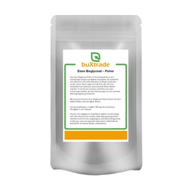 2 kg | Eisen Bisglycinat Pulver | Nahrungsergänzungsmittel | Pulver | Eisen | Buxtrade