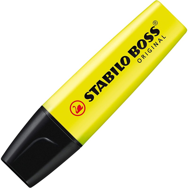 Highlighter - STABILO BOSS ORIGINAL - Pack of 8 -