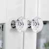 Ravinte 25 Pack Crystal Drawer Knobs - Glass Cabinet Knobs,