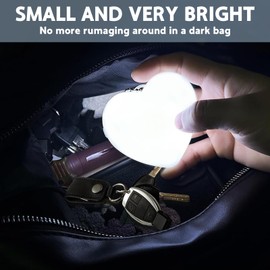 nnOuOnn Handbag Light Purse Glow Heart Light, Portable Touch Purse Light, LED Automatic Sensor Glowing Heart Shaped Night Light, Handbag Purse Lamp for Women Girl Valentines Day (Star-Shaped)