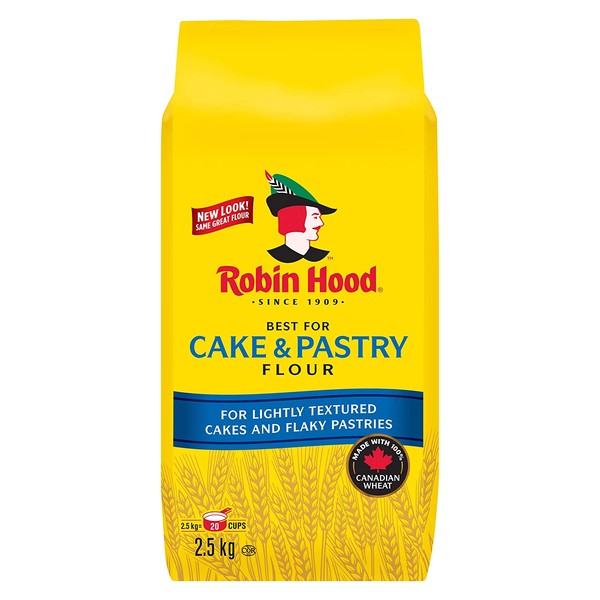 Robin Hood Best for Cake & Pastry Flour 2.5 Kilograms/5.51 Pounds {Imported from Canada}