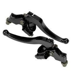 FVRITO 7/8" 22mm Universal Clutch Brake Handle Levers Perch for CRF50 CRF70 CRF80 CRF100 CRF150 XR50 XR80 XR100 ATC 200m Pit Dirt Bike Motor Motocross Motorcycle Baja Mini Bike MB200 Left and Right