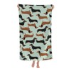 ZTDYTUDW Dachshund Microfiber Beach Towel Blanket,Swimming Bath Pool Towel for