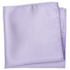ZENXUS Solid Pocket Square for Men, 40 Lilac Lavender, Adult