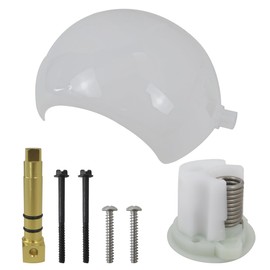 HaeKap 385318162 RV Toilet Flush Pedal Ball & Shaft Kit Replacement Part Fit for Dometic Sealand Vacuum Toilets, Flush Cover with Metal Pedal for Camper Trailer& Boat Toilets