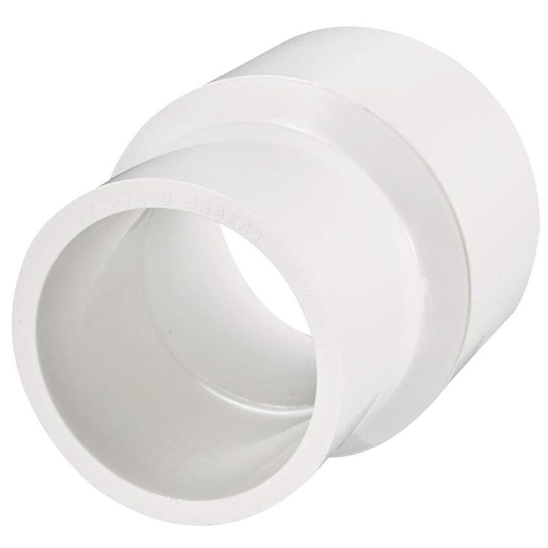 TOP-VIGOR 2Pcs PVC DWV Reducing Coupling, 40mm x 32mm Socket