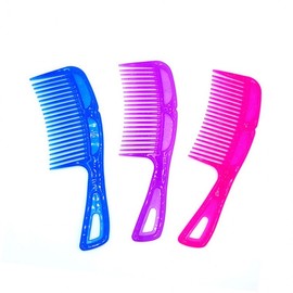 Sparkly Large Hair Styling & Parting Comb Random Color 10ea