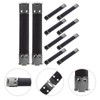 Healifty 10pcs 9cm Metal Internal Flex Frames Handbag Hinges Spring