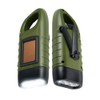 Solar Powered Hand Crank Flashlight Rechargeable Emergency LED Light Lamp