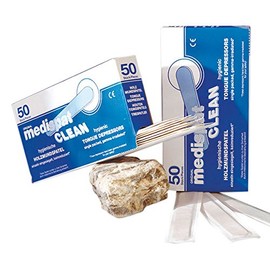 Medispat 00084988 Wooden Mouth Spatula, Single (Pack of 50)