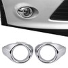 Pair of Front Bumper Fog Light Fog Lamp Bezel Cover